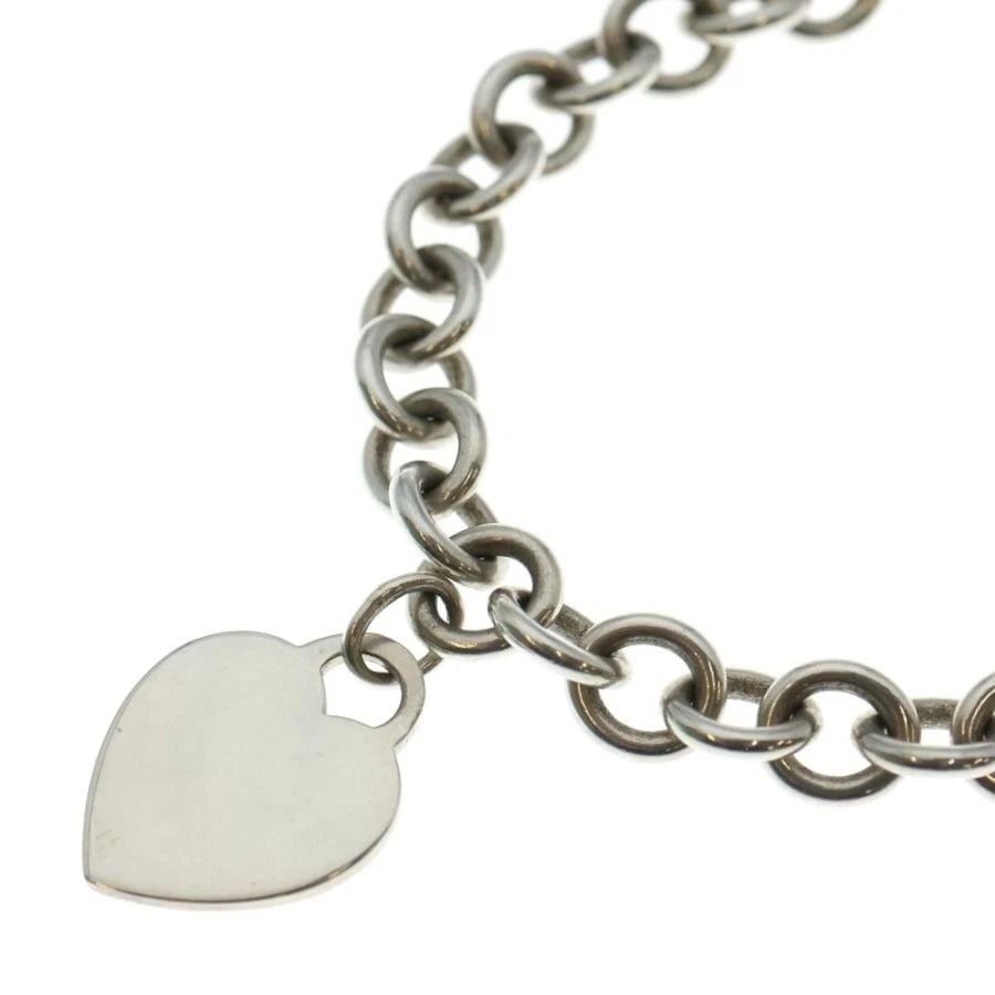 TIFFANY & CO. HEART 925 SILVER LADIES NECKLACE: Tiffany & Co. Heart 925 Silver Ladies Necklace Brand: Tiffany & Co. Type/Style: Necklace Material: Metal Purity 925, Metal Silver, Color: Silver Size: Total length: 39 cm Width: 9.91 mm Accessori