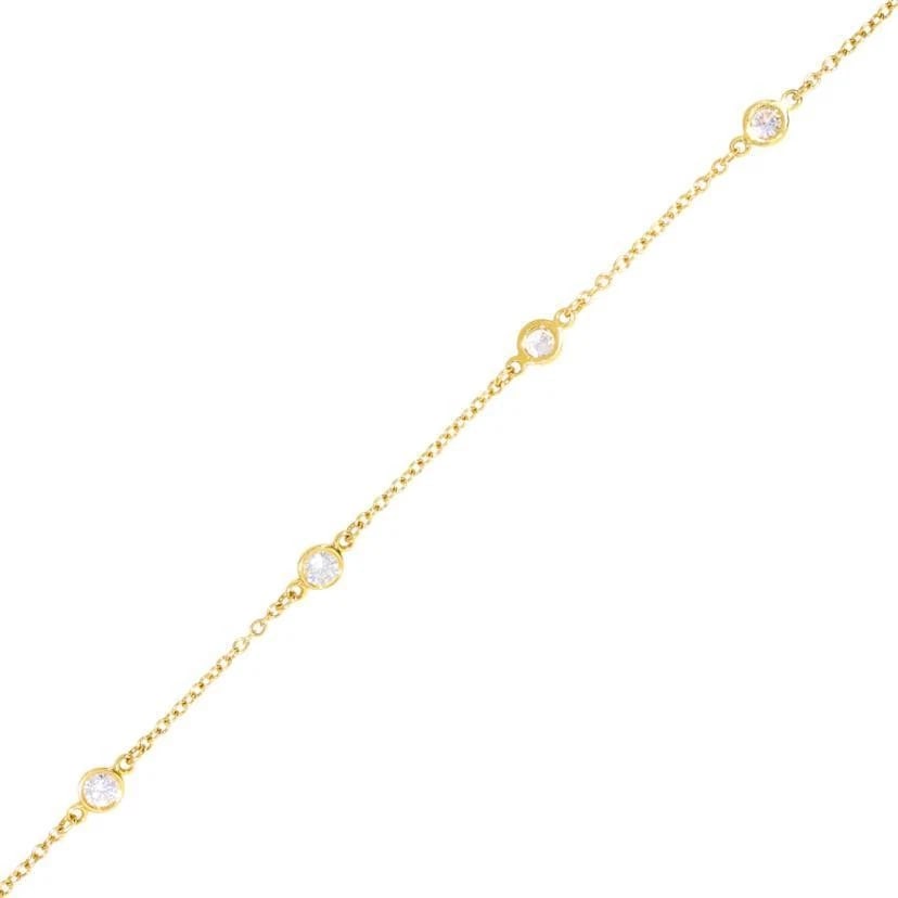 TIFFANY & CO. DIAMOND K18 BRACELET (1 of 5)