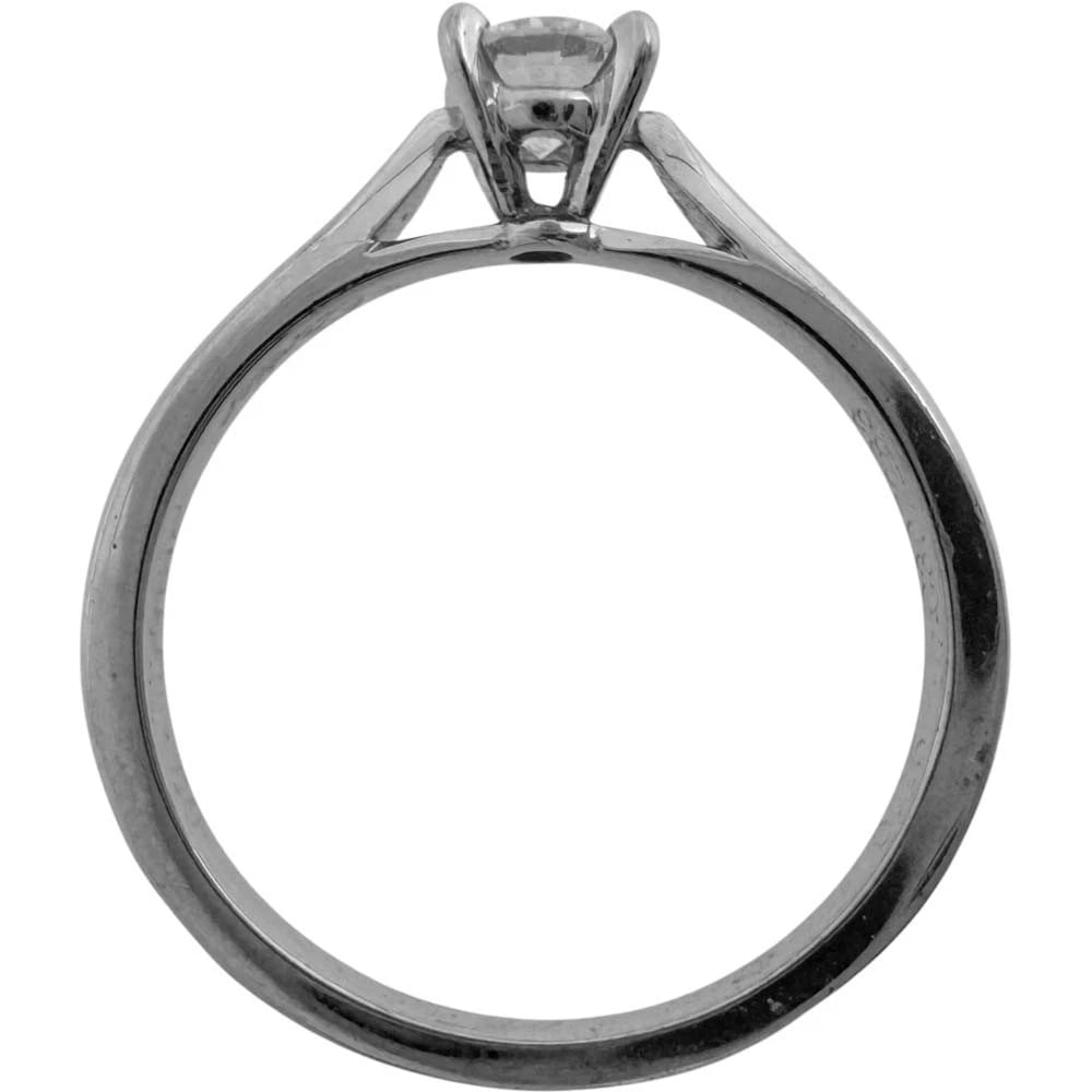 CARTIER SOLITAIRE DIAMOND PT950 RING - 2