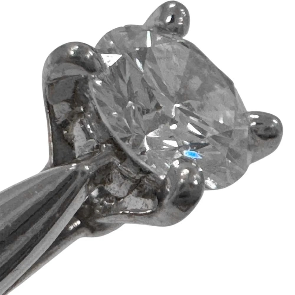 CARTIER SOLITAIRE DIAMOND PT950 RING - 4