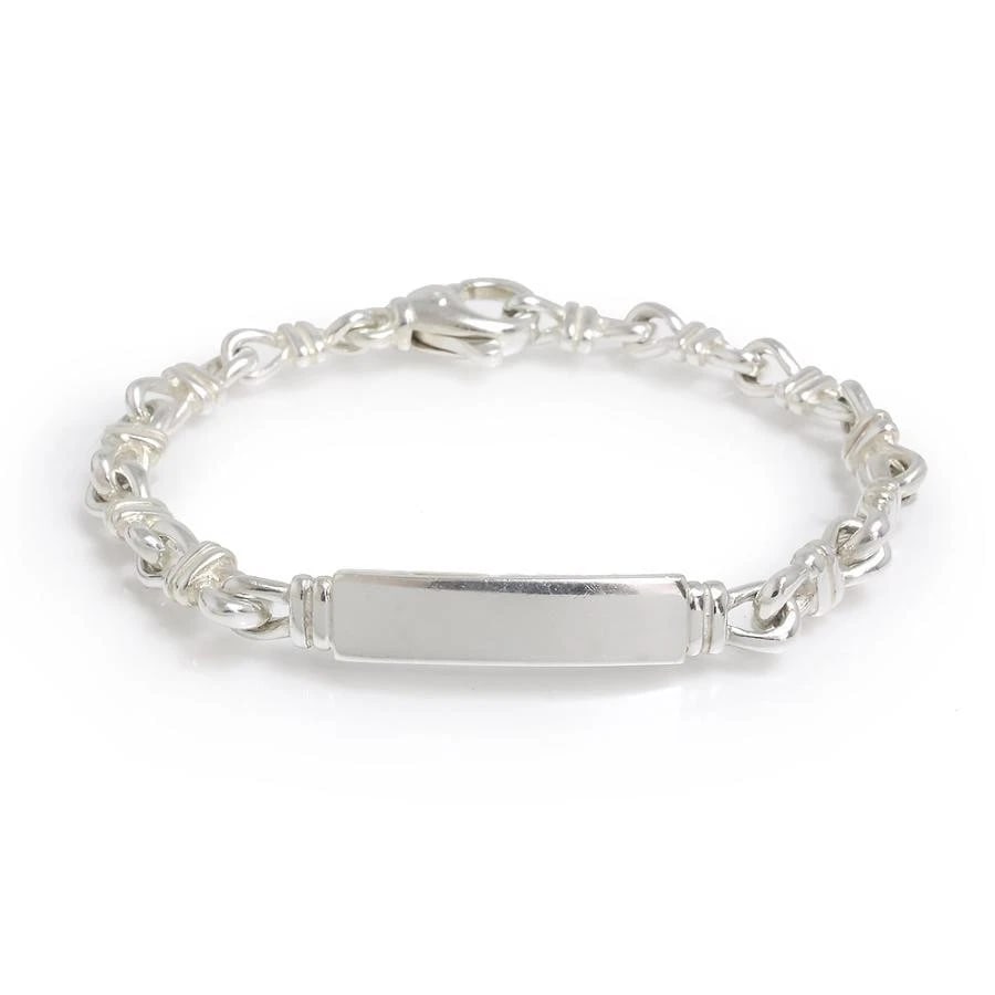 TIFFANY & CO. KNOT LINK 925 SILVER LADIES BRACELET (1 of 5)