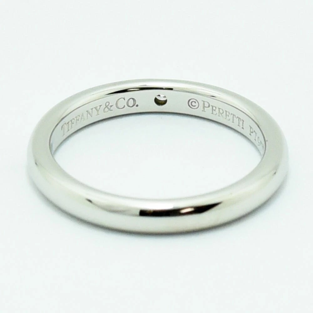 TIFFANY & CO. STACKING BAND DIAMOND PT950 RING (1 of 5)