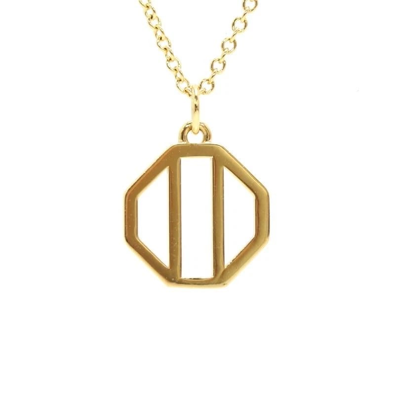 TIFFANY & CO. PICASSO ZELLIGE OCTAGON K18YG NECKLACE: Tiffany & Co. Picasso Zellige Octagon K18YG Necklace Brand: Tiffany & Co. Type/Style: Necklace Material: Metal Purity K18, Metal Yellow Gold, Color: Yellow Gold Size: Total length 41cm, pendant to