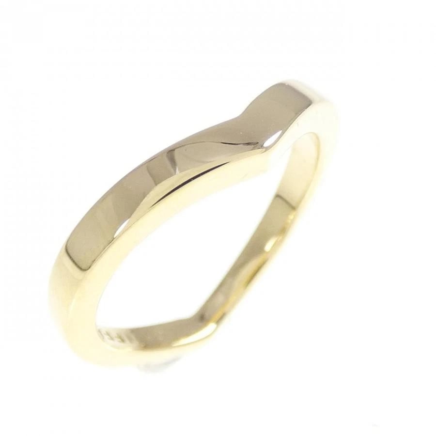TIFFANY & CO. V-BAND K18 YELLOW GOLD RING (1 of 3)