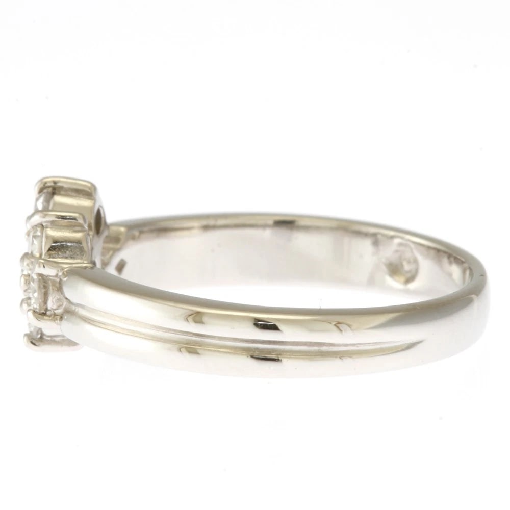 RING PT900PLATINUM DIAMOND - 4