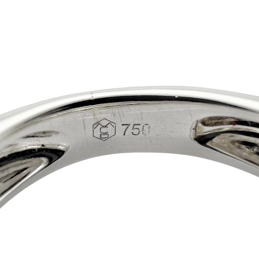 RING K18 WHITE GOLD - 6