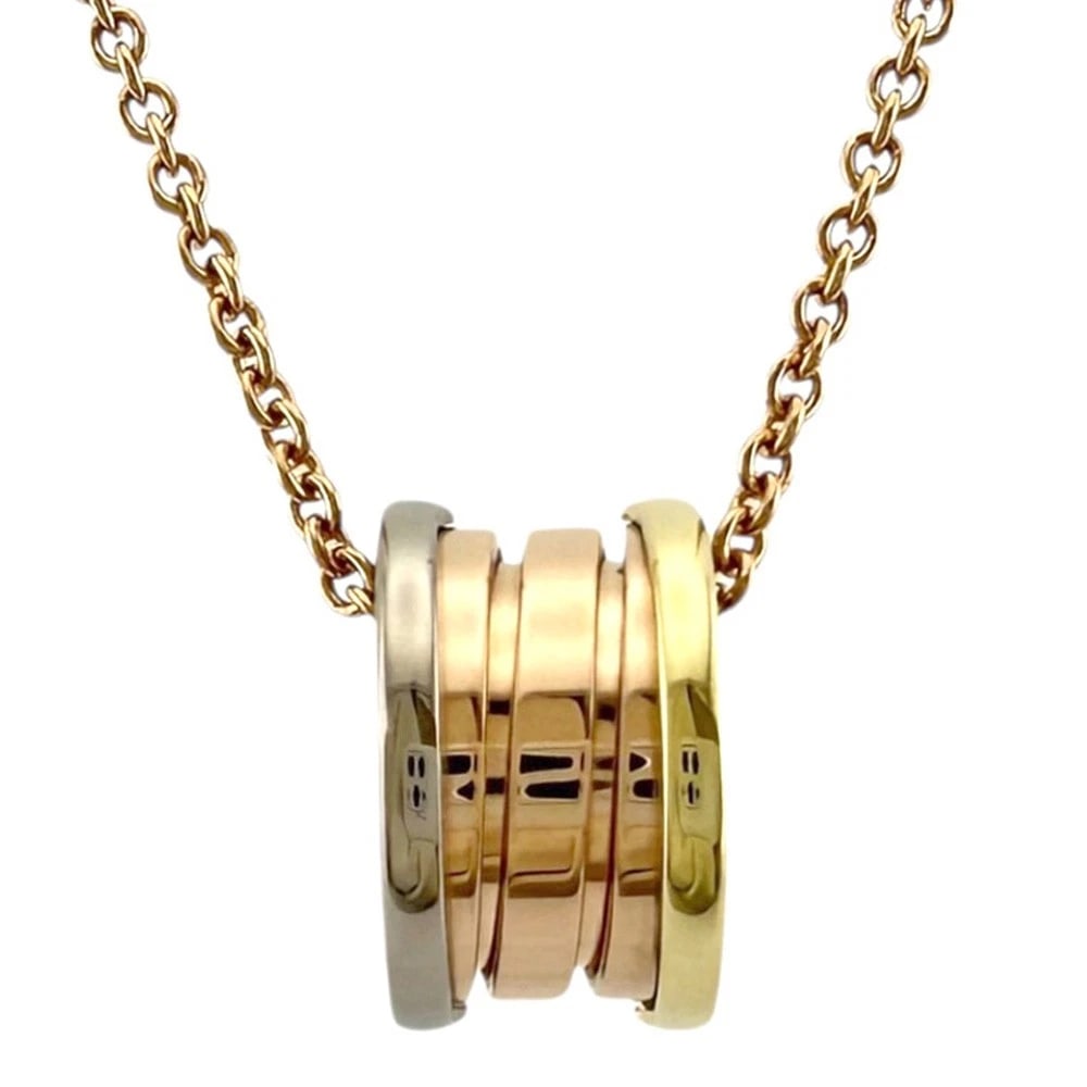 BVLGARI NECKLACE K18 YELLOW GOLD K18 PINK GOLD (1 of 5)
