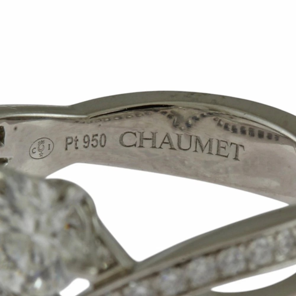 CHAUMET RING PT950PLATINUM DIAMOND - 5