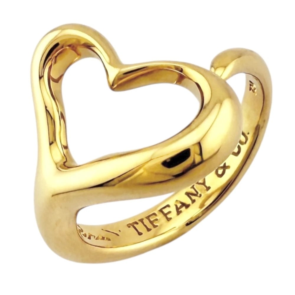 RING K18 YELLOW GOLD HEART (1 of 7)