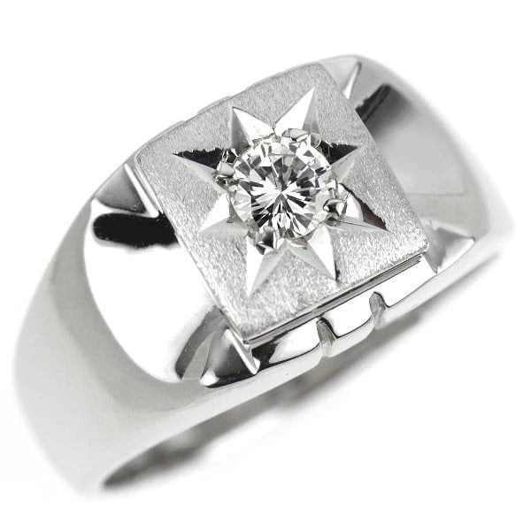 PT850 DIAMOND RING: Pt850 diamond ring Brand: None Type/Style: Ring Material: Metal Purity 850, Metal Platinum, Main Stone/Creation Natural Color: None Size: 7.25 US Accessories: None Accessories Notice: When