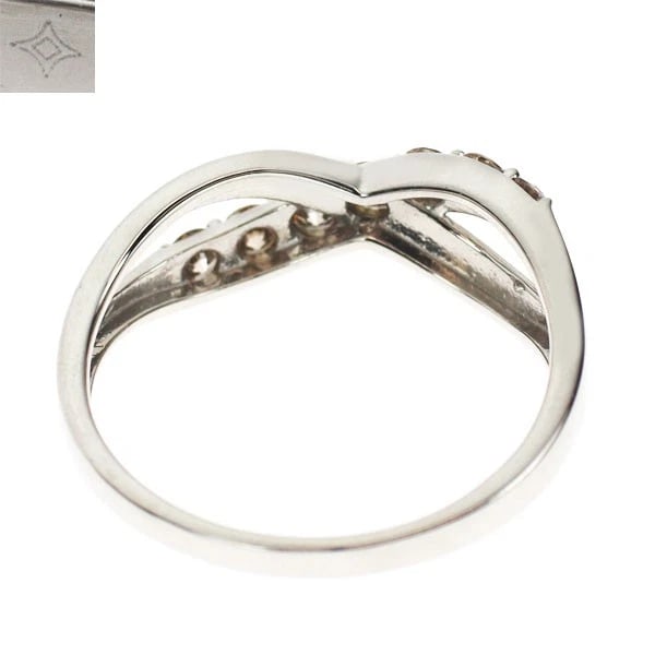 GSTV PT950 DIAMOND RING - 2