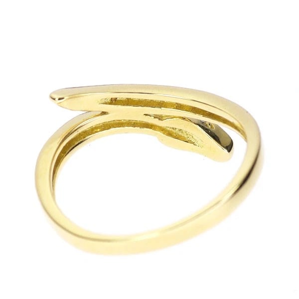 K18YG DIAMOND RING SNAKE - 2