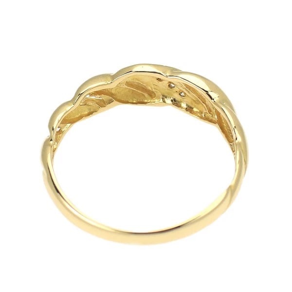 K18YG DIAMOND RING - 2