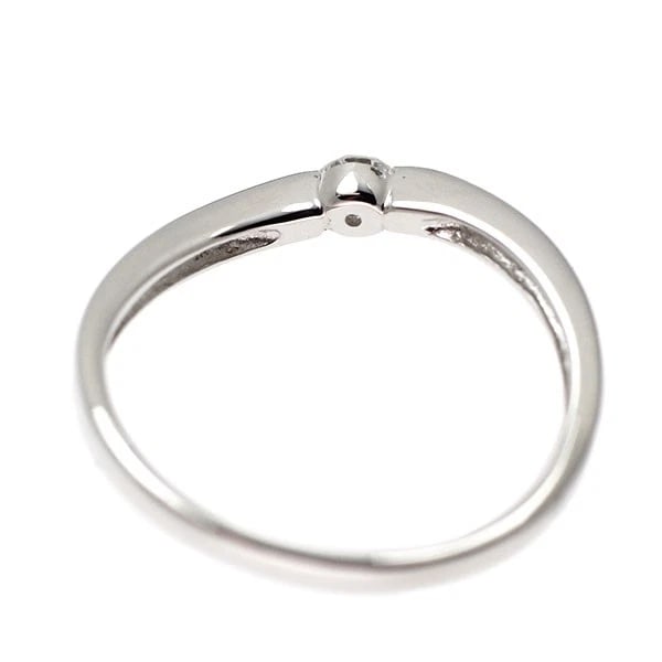 K18WG DIAMOND RING - 2