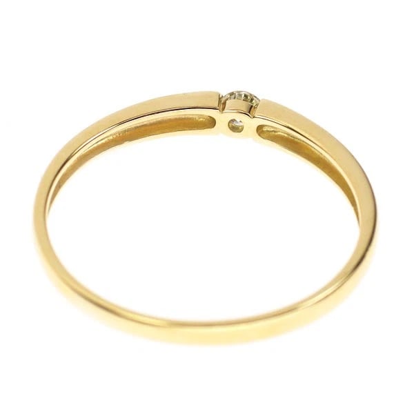 K18YG DIAMOND RING - 2