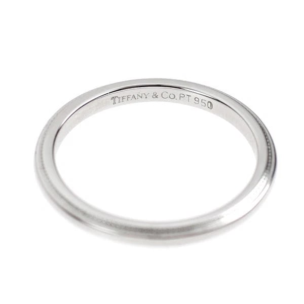 TIFFANY PT950 RING MILGRAIN - 2