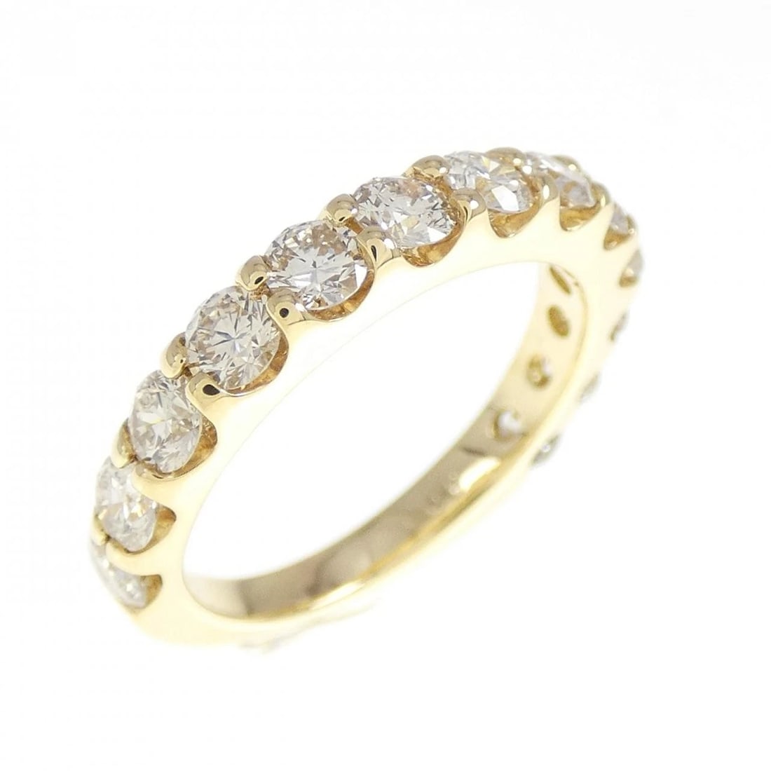 K18YG DIAMOND RING: K18YG Diamond Ring Brand: Unbranded Type: Diamond Ring Material: K18YG, Main Stone/Creation Natural Color: Yellow Gold Size: US 3 1/4 Accessories: None Accessories Notice: When purchasing