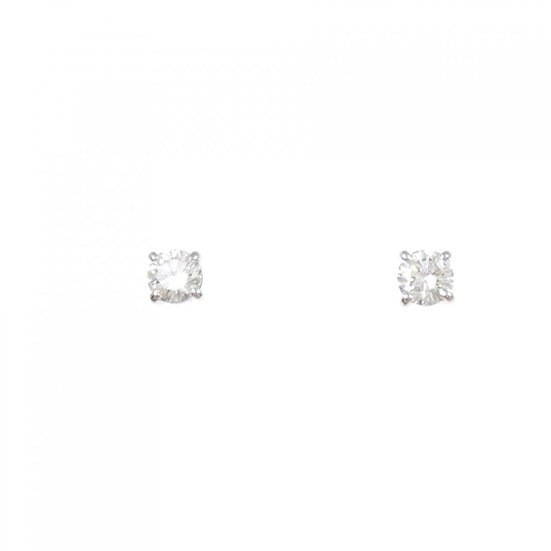 PT900 SOLITAIRE DIAMOND PIERCE: PT900 Solitaire Diamond Pierce Brand: Unbranded Type: Diamond Pierce/Earring Material: PT900, Main Stone/Creation Natural Color: Platinum Size: Approx. height x width: 4.5mm x 4.5mm 