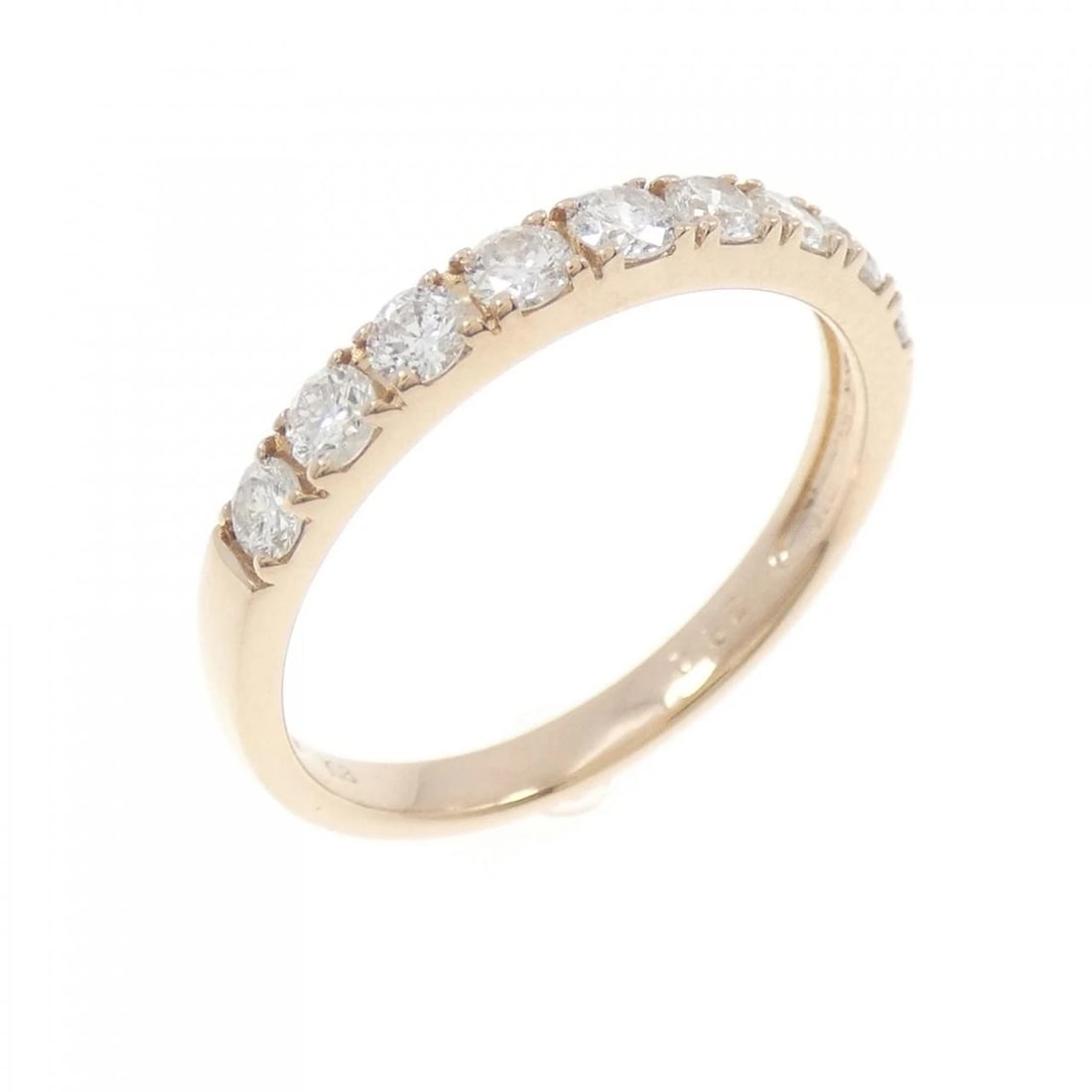 K18PG DIAMOND RING: K18PG Diamond Ring Brand: Unbranded Type: Diamond Ring Material: K18PG, Main Stone/Creation Natural Color: Pink Gold Size: US 6 1/2 Accessories: None Accessories Notice: When purchasing