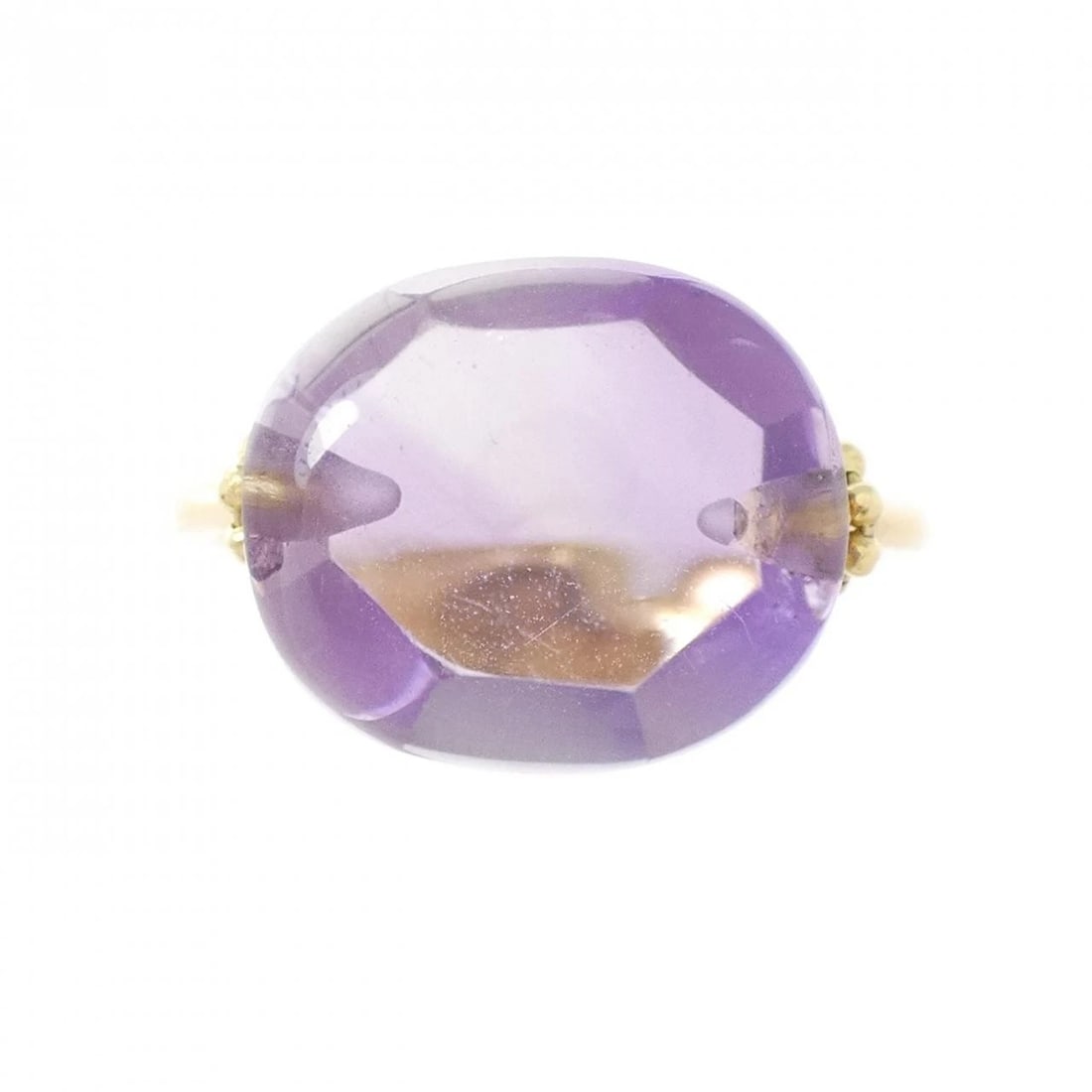 K18YG AMETHYST RING - 2