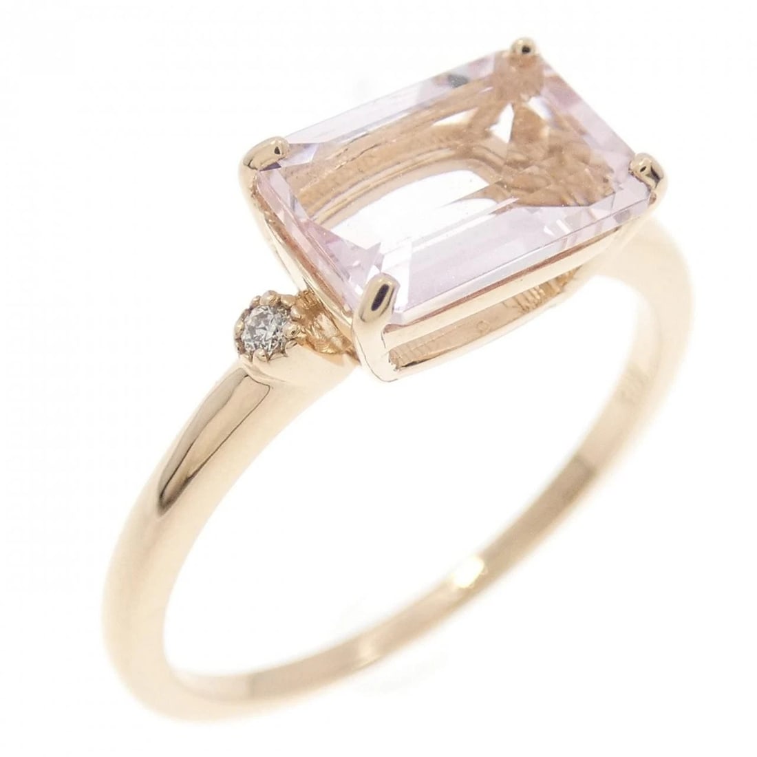 K18PG BERYL RING: K18PG Beryl Ring Brand: Unbranded Type: Beryl Ring Material: K18PG, Main Stone/Creation BerylSecondary Stone Natural Color: Pink Gold Size: US 6 1/4 Accessories: None Accessories Notice: When