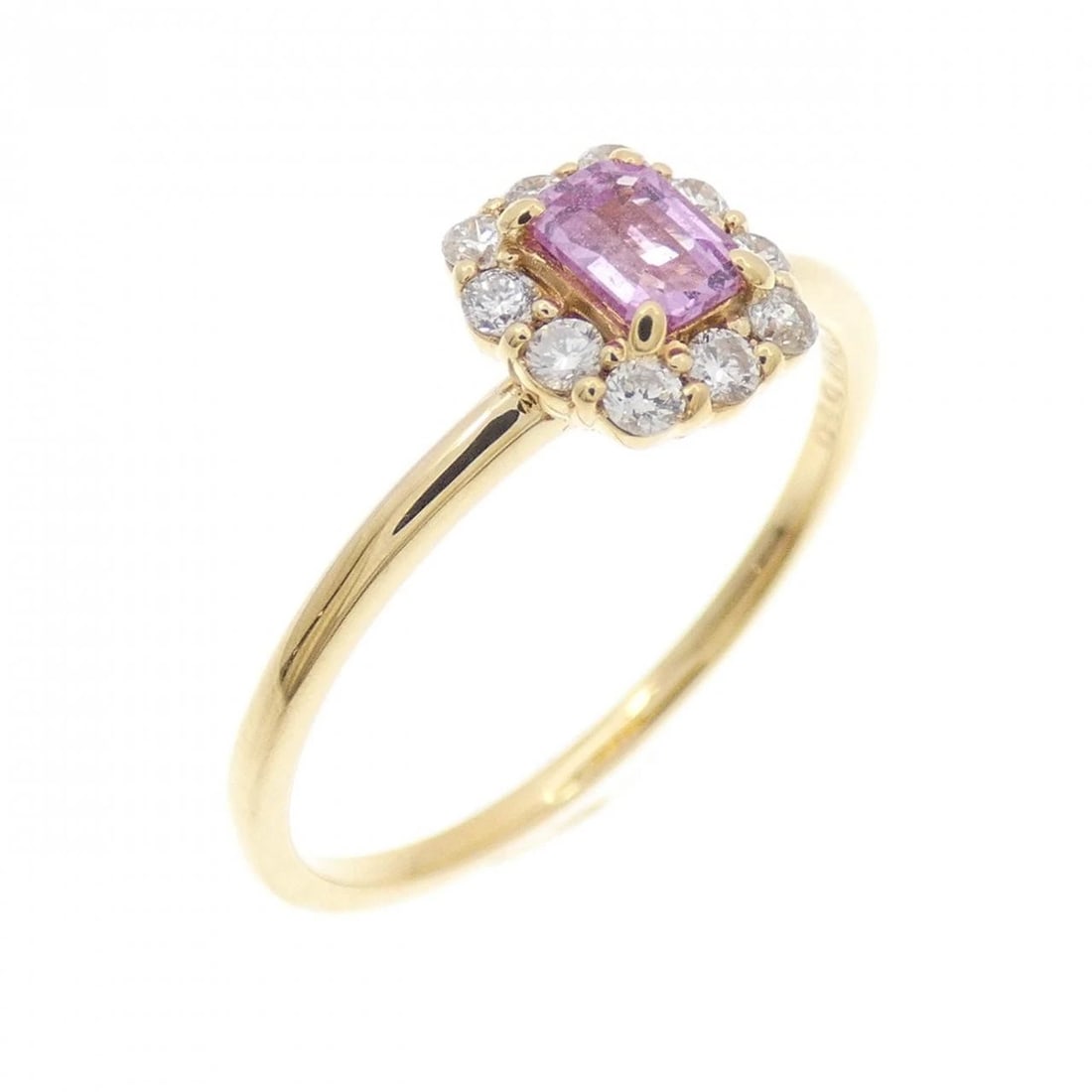 K18YG SAPPHIRE RING: K18YG Sapphire Ring Brand: Unbranded Type: Sapphire Ring Material: K18YG, Main Stone/Creation SapphireSecondary Stone Natural Color: Yellow Gold Size: US 6 1/2 Accessories: None Accessorie