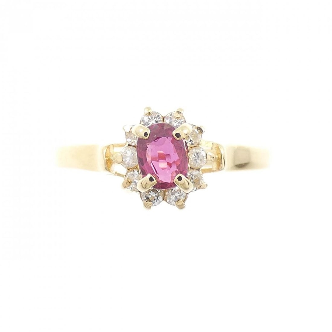 18K YELLOW GOLD RUBY RING - 2