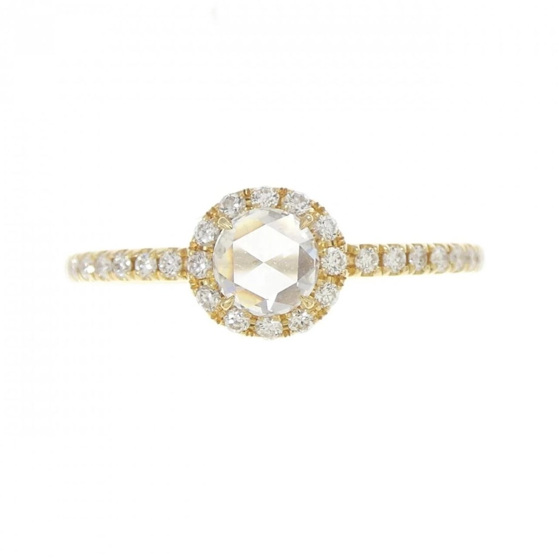 K18YG DIAMOND RING - 2