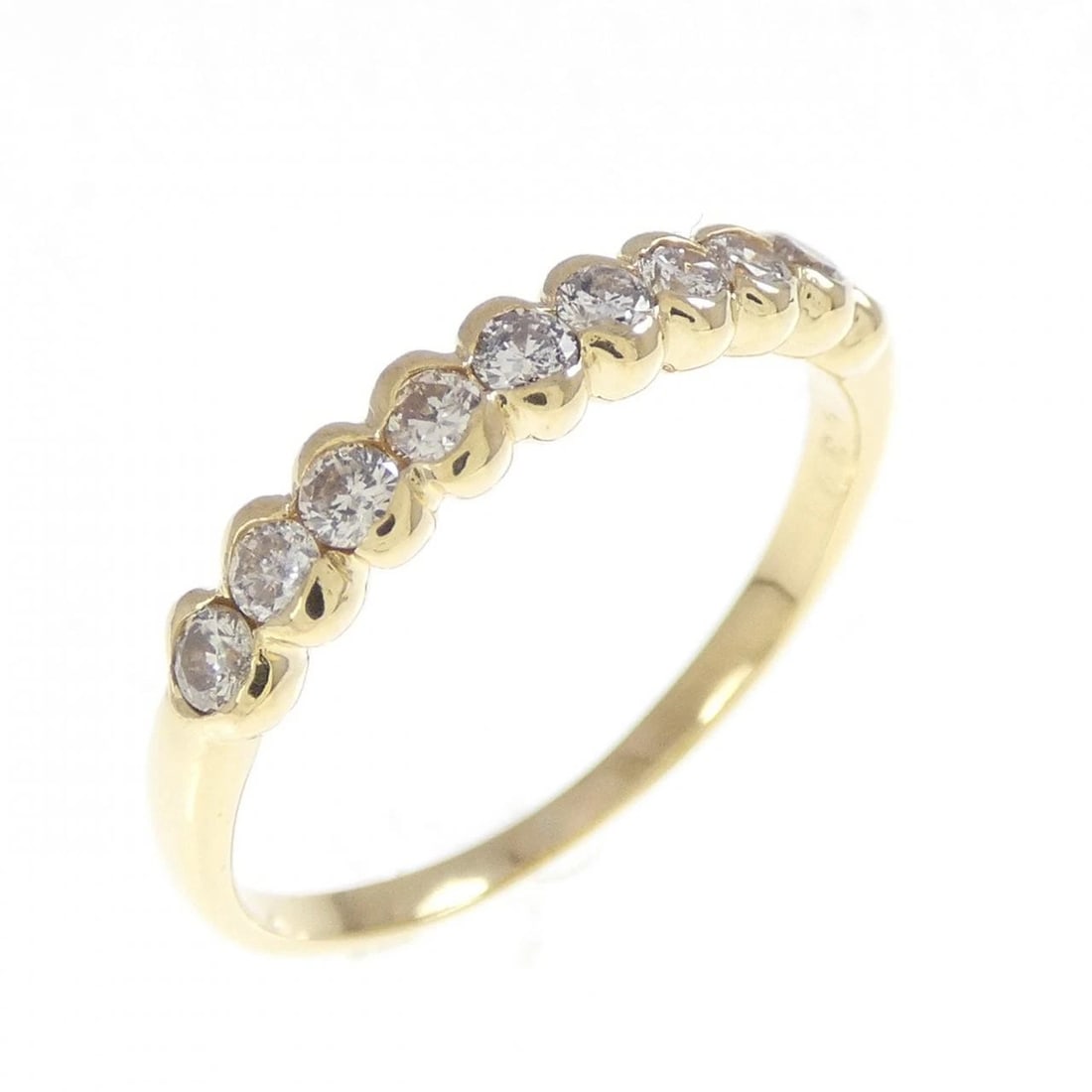 K18YG DIAMOND RING: K18YG Diamond Ring Brand: Unbranded Type: Diamond ring Material: K18YG, Main Stone/Creation Natural Color: Yellow Gold Size: US 5 1/4 Accessories: None Accessories Notice: When purchasing