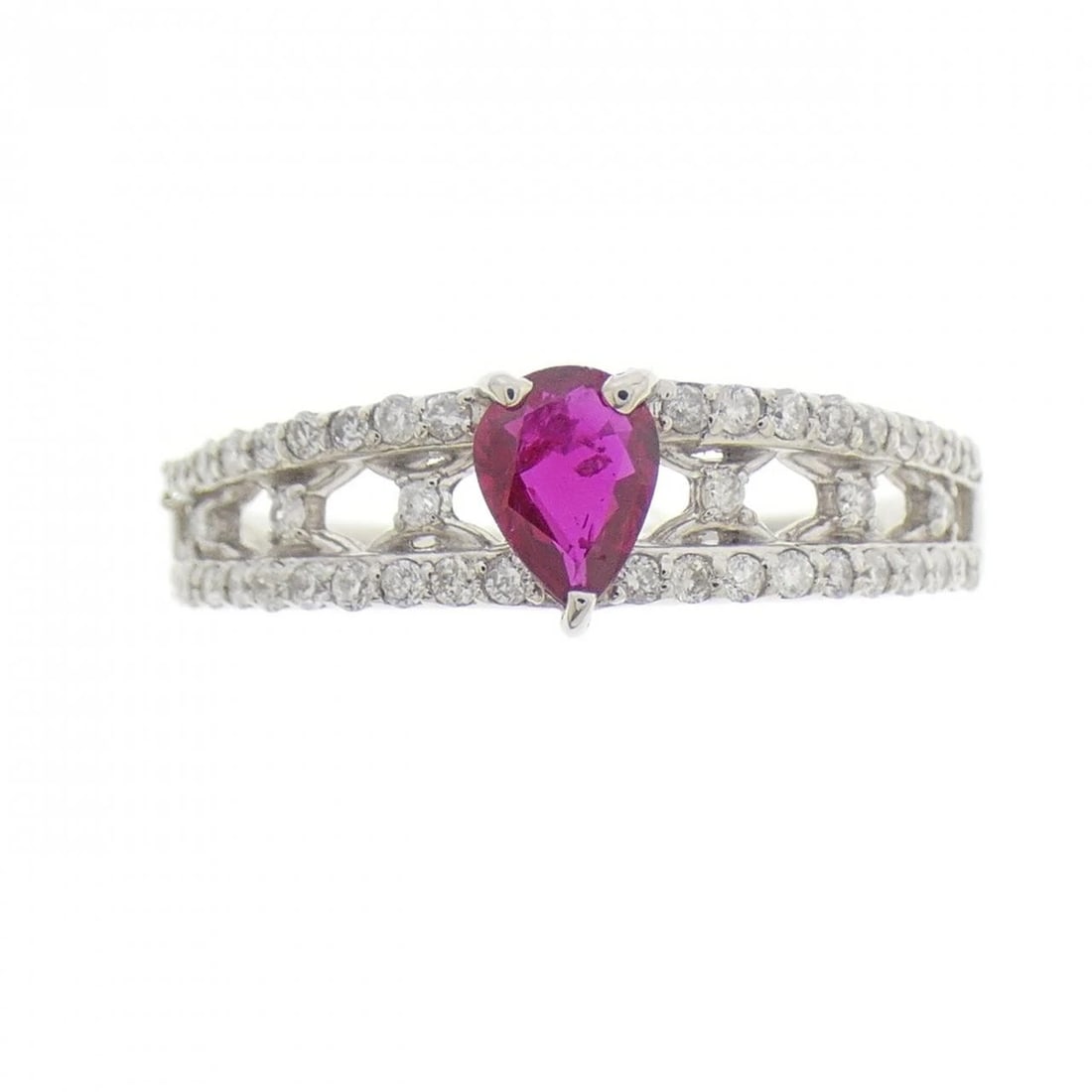 PT900 RUBY RING - 2