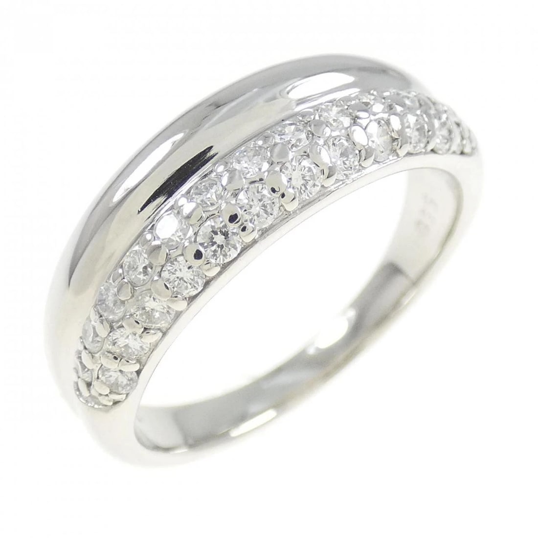 PT DIAMOND RING: PT Diamond Ring Brand: Unbranded Type: Diamond ring Material: Platinum, Main Stone/Creation Natural Color: Platinum Size: US 5 3/4 Accessories: None Accessories Notice: When purchasing pre