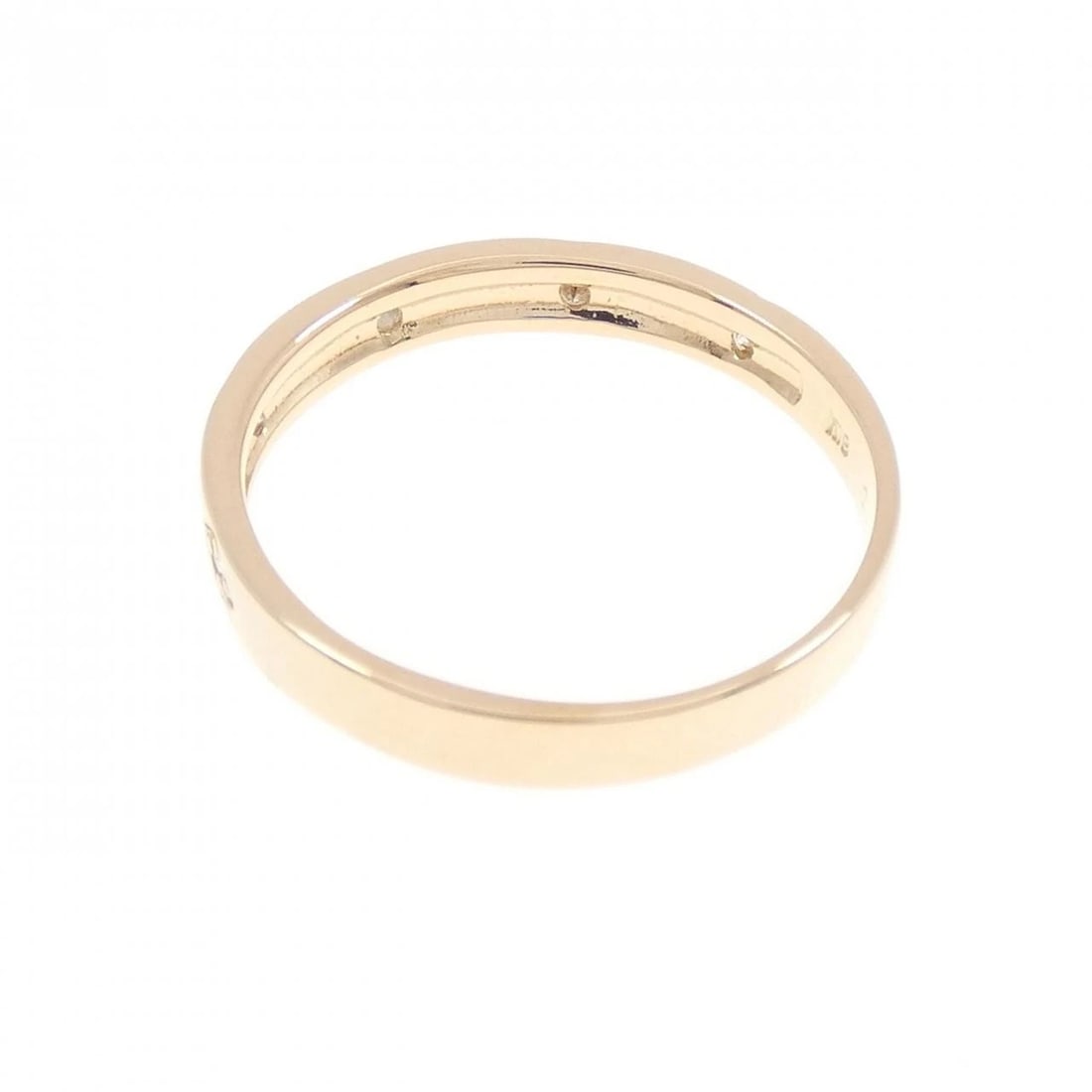 K18PG DIAMOND RING: K18PG Diamond Ring Brand: Unbranded Type: Diamond Ring Material: K18PG, Main Stone/Creation Natural Color: Pink Gold Size: US 5 3/4 Accessories: None Accessories Notice: When purchasing