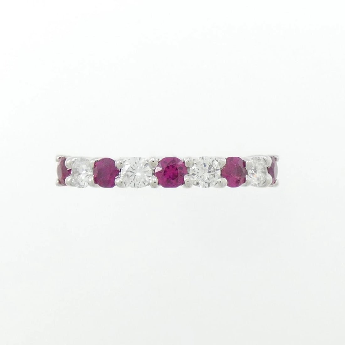 K18WG RUBY RING - 2