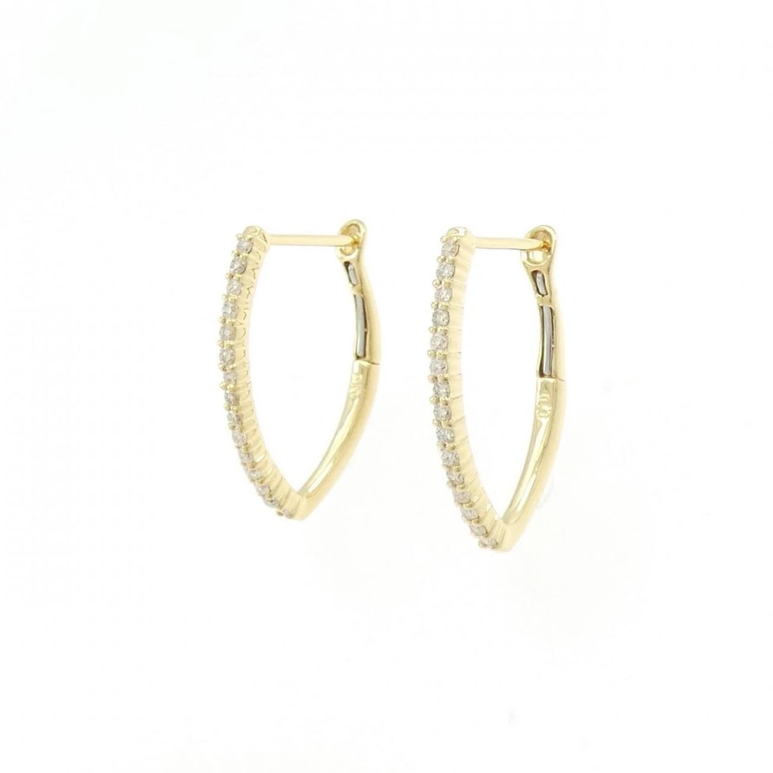 K18YG DIAMOND PIERCE: K18YG Diamond Pierce Brand: Unbranded Type: Diamond Pierce/Earring Material: 18k yellow gold, Main Stone/Creation Natural Color: Yellow Gold Size: Approx. length x width: 18.2mm x 1.6mm Accessori