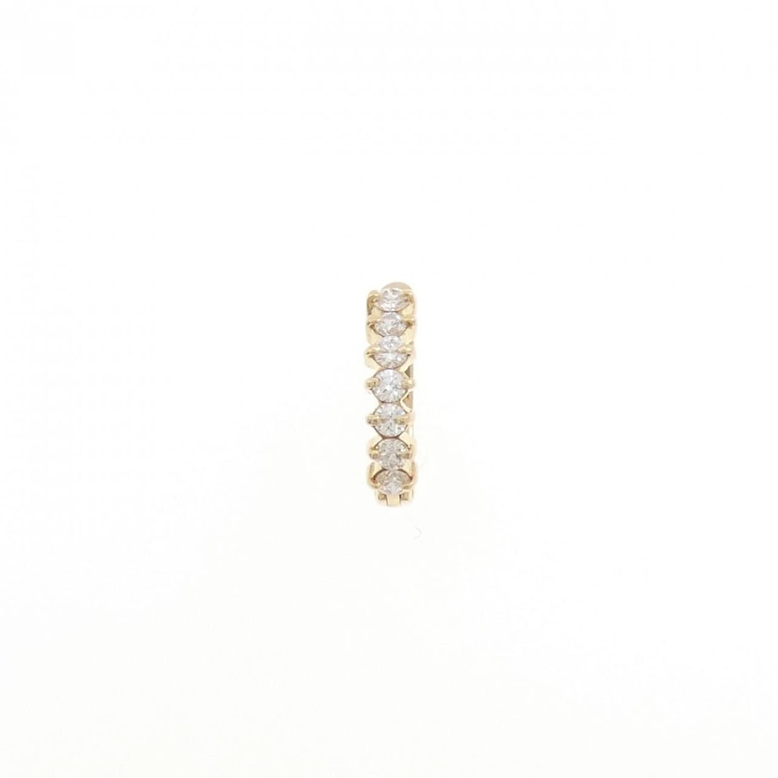 K18YG DIAMOND PIERCING EARRING: K18YG Diamond Piercing Earring Brand: Unbranded Type: Diamond Pierce/Earring Material: 18k yellow gold, Main Stone/Creation Natural Color: Yellow Gold Size: Approx. length x width: 13.6mm x 3.2mm