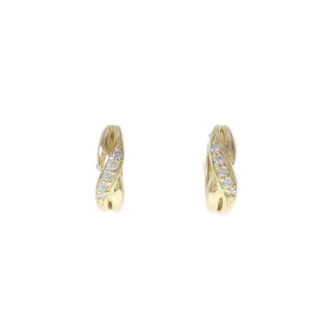 K18YG DIAMOND PIERCE: K18YG Diamond Pierce Brand: Unbranded Type: Diamond Pierce/Earring Material: 18k yellow gold, Main Stone/Creation Natural Color: Yellow Gold Size: Approx. length x width: 11.5mm x 3.5mm Accessori