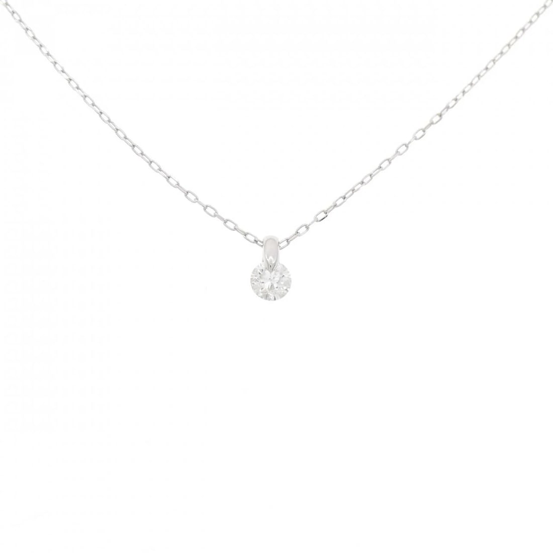 PT850 SOLITAIRE DIAMOND NECKLACE: PT850 Solitaire Diamond Necklace Brand: Unbranded Type: Diamond Necklace Material: Platinum850, Main Stone/Creation Natural Color: Platinum Size: Actual Size Pendant length approx. x width