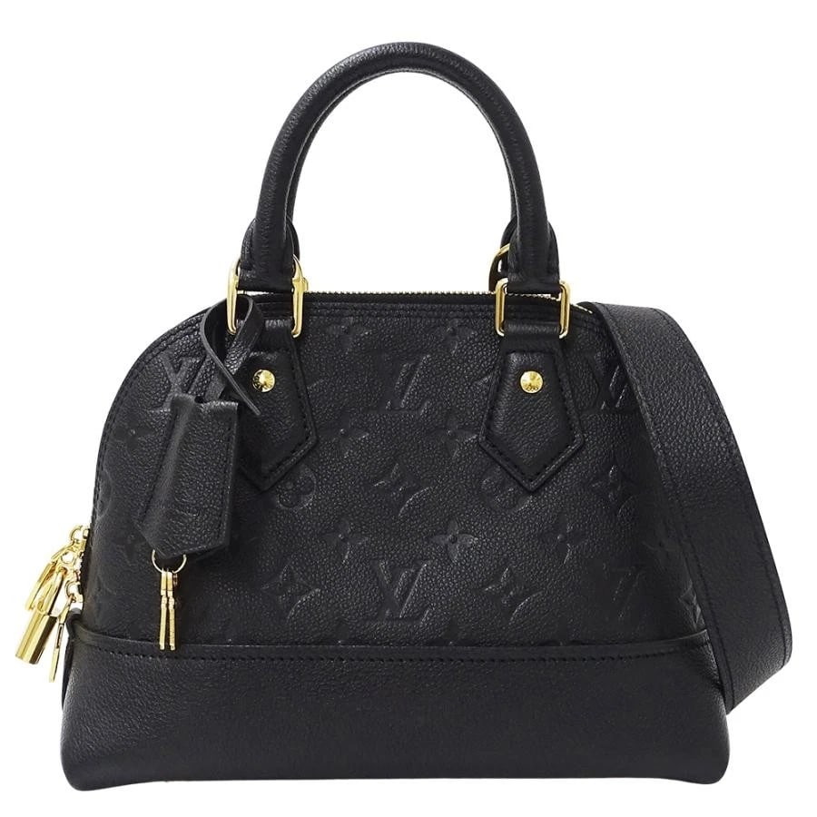 LOUIS VUITTON MONOGRAM EMPREINTE NEO ALMA BB HANDBAG SHOULDER BAG: Louis Vuitton Monogram Empreinte Neo Alma BB Handbag Shoulder Bag Brand: Louis Vuitton Type: Handbag Material: Monogram Empreinte Color: Noir Size: W: 24cm / H: 18cm / D: 12cm / Handle: 27cm 