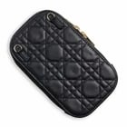 DIOR S0872ONMJ LADY CALLIN DIOR COLIN PHONE HOLDER SHOULDER BAG: Dior S0872ONMJ Lady Callin Dior Colin Phone Holder Shoulder Bag Brand: Dior Type: Handbag Material: Cannage Lambskin Color: Black Size: W: 10.5cm x H: 18cm x D: 2.5cm Chain: 120cm Handle: 26cm