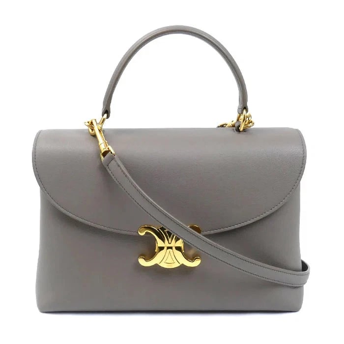 CELINE MEDIUM NINO BAG SHOULDER BAG PEBBLE: CELINE Medium Nino Bag Shoulder Bag Pebble Brand: CELINE Type: Handbag Material: Calfskin Color: Pebble Size: H17.5cm x D10cm Bottom width: 25cm Handle: 26cm Accessories: None Accessories