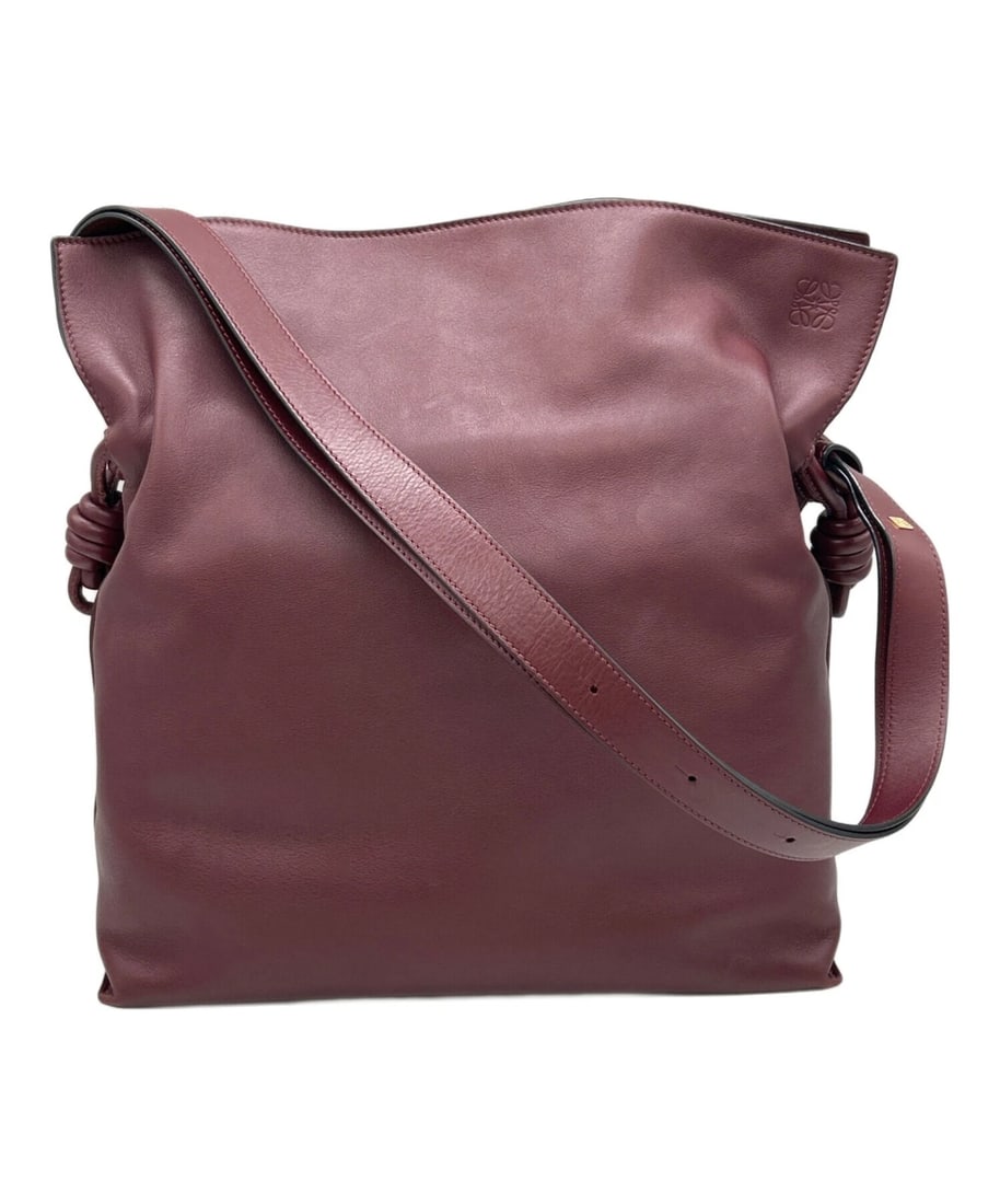LOEWE SHOULDER BAG: LOEWE Shoulder Bag Brand: LOEWE Type: Handbag Material: none Color: Bordeaux Size: H:31cm / W:32cm / D:13cm Accessories: None Accessories Notice: When purchasing pre-owned goods, please re