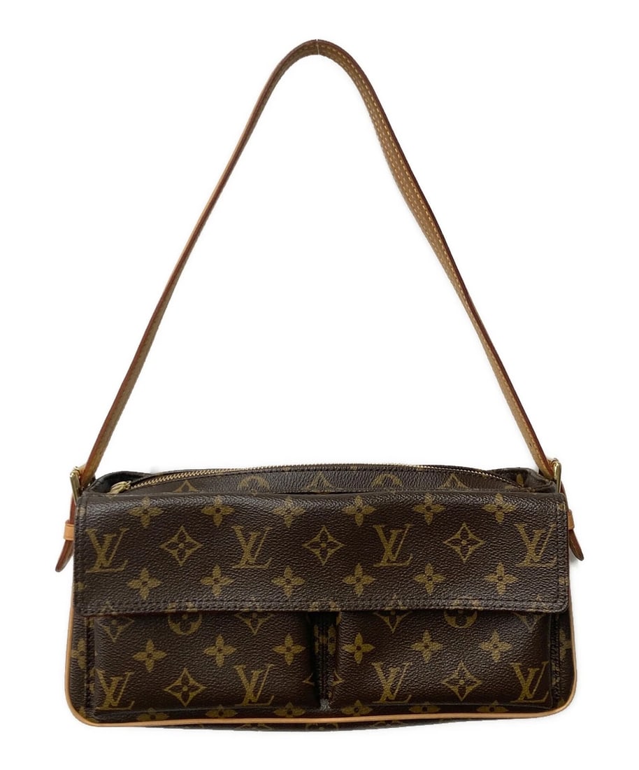 LOUIS VUITTON VIVA-CITE MM MONOGRAM SHOULDER BAG: LOUIS VUITTON Viva-Cite MM Monogram Shoulder Bag Brand: LOUIS VUITTON Type: Handbag Material: none Color: Brown Size: H:14cm / W:30cm / D:8.5cm Accessories: None Accessories Notice: When p