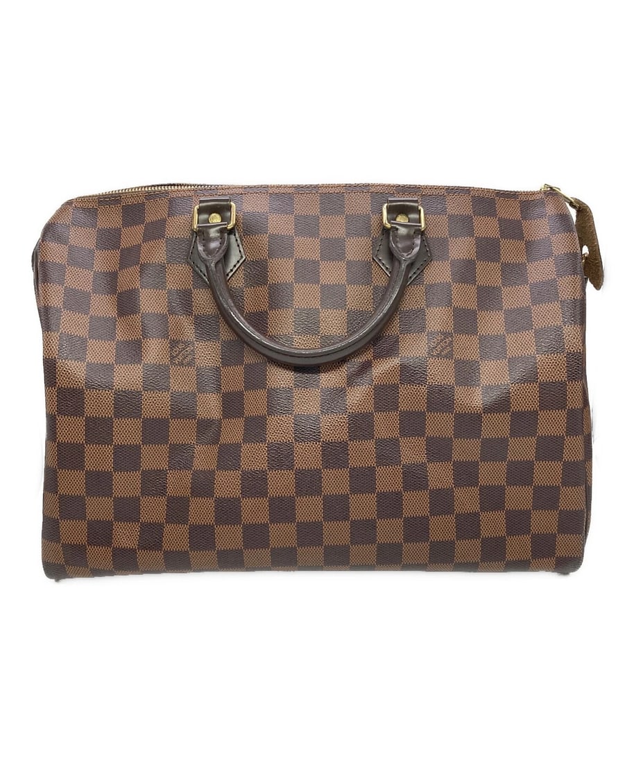 LOUIS VUITTON SPEEDY 35: LOUIS VUITTON Speedy 35 Brand: LOUIS VUITTON Type: Handbag Material: none Color: Brown Size: H:22.0cm / W:35.0cm / D:18.5cm [ Handle size ] 9.1cm Accessories: None Accessories Notice: When