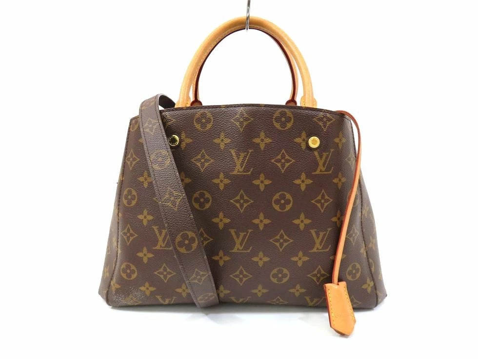 LOUIS VUITTON MONOGRAM MONTAIGNE: Louis Vuitton Monogram Montaigne Brand: Louis Vuitton Type: Handbag Material: Monogram Color: none Size: D 33×H 23×G 15 cm Accessories: None Accessories Notice: When purchasing pre-owned