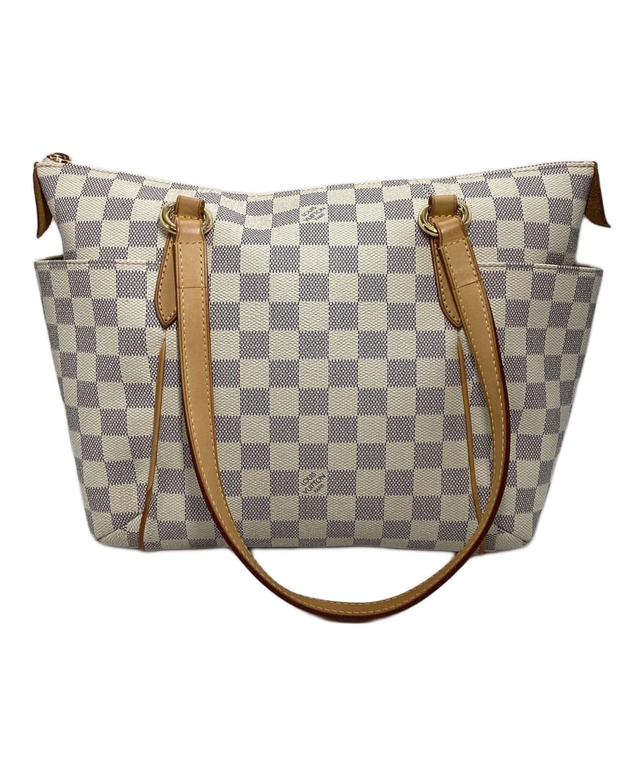 LOUIS VUITTON DAMIER AZUR TOTALLY PM: LOUIS VUITTON Damier Azur Totally PM Brand: LOUIS VUITTON Type: Handbag Material: none Color: White X Brown Size: H:25cm / W:29cm / D:13cm [ Handle size ] 26cm Accessories: None Accessorie