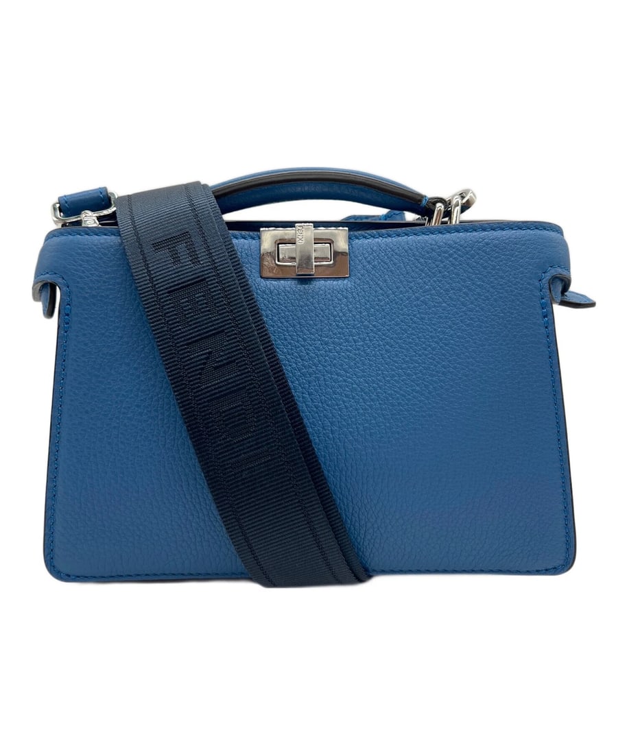 FENDI SHOULDER BAG: FENDI Shoulder Bag Brand: FENDI Type: Handbag Material: none Color: Blue Size: H:14cm / W:21cm / D:6cm [ Handle size ] 5cm Accessories: None Accessories Notice: When purchasing pre-owned g