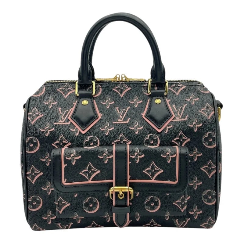 LOUIS VUITTON SPEEDY BANDOULIÈRE 25 NOIR MONOGRAM: LOUIS VUITTON Speedy Bandoulière 25 Noir Monogram Brand: LOUIS VUITTON Type: Handbag Material: Monogram Fall For You Color: Noir Size: W: 25.5cm / H: 19cm / D: 14.5cm Accessories: None Acc