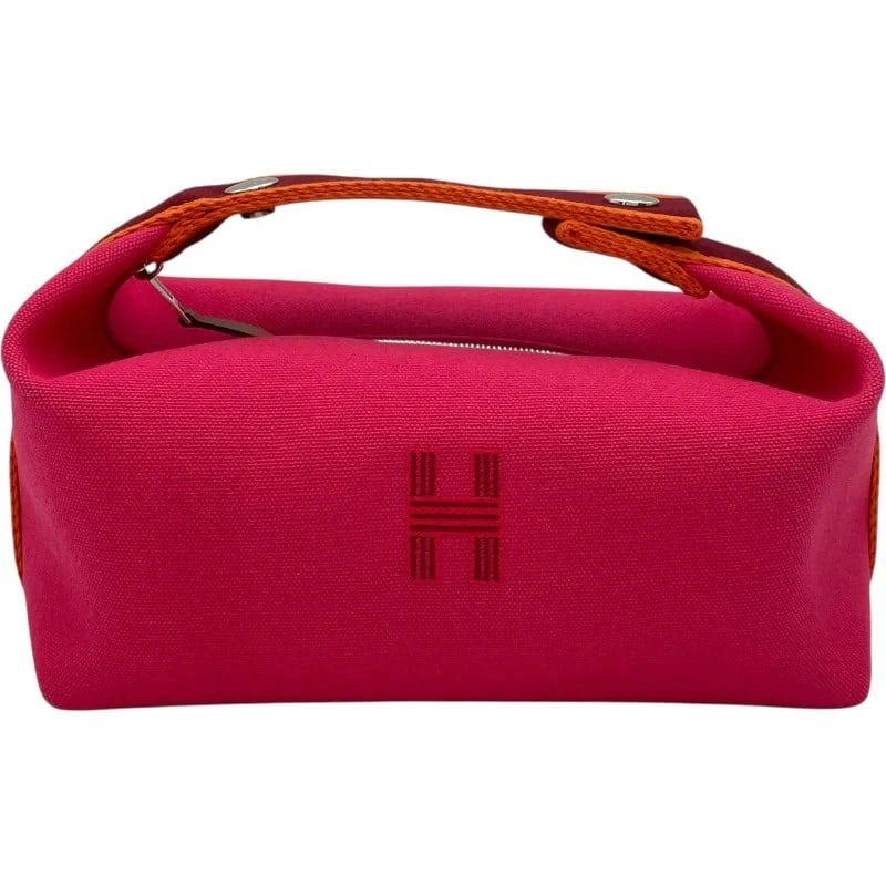 HERMES BRIDE A BRAC PM HIBISCUS SHW TOILE SHOULDER BAG: HERMES Bride a Brac PM Hibiscus SHW Toile Shoulder Bag Brand: HERMES Type: Handbag Material: Toile Color: Hibiscus SV Hardware Size: W: 21cm / H: 9.5cm / D: 12cm Accessories: None Accessories