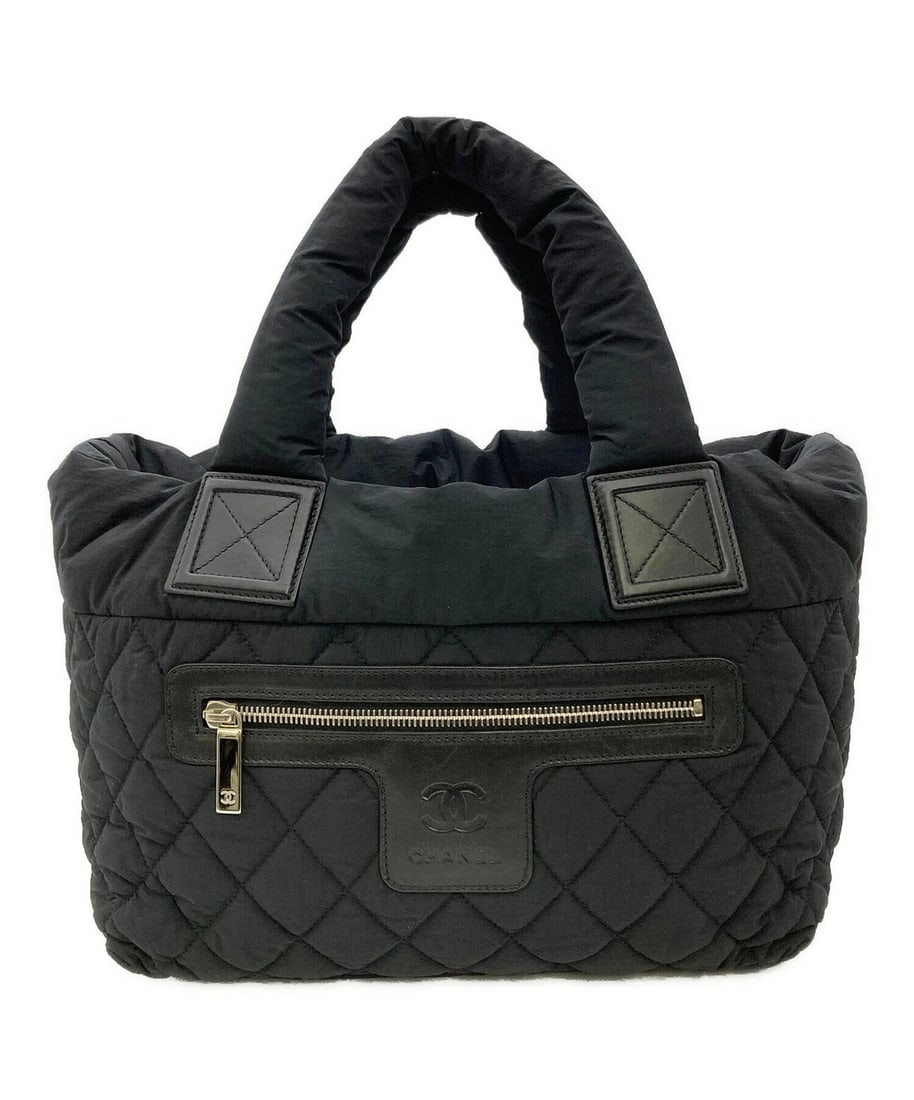 CHANEL NYLON QUILTING BAG COCO COCOON: CHANEL Nylon Quilting Bag Coco Cocoon Brand: CHANEL Type: Handbag Material: none Color: Black Size: H:23cm / W:29cm / D:12.5cm H:23cm / W:29cm / D:12.5cm Accessories: None Accessories Notice: