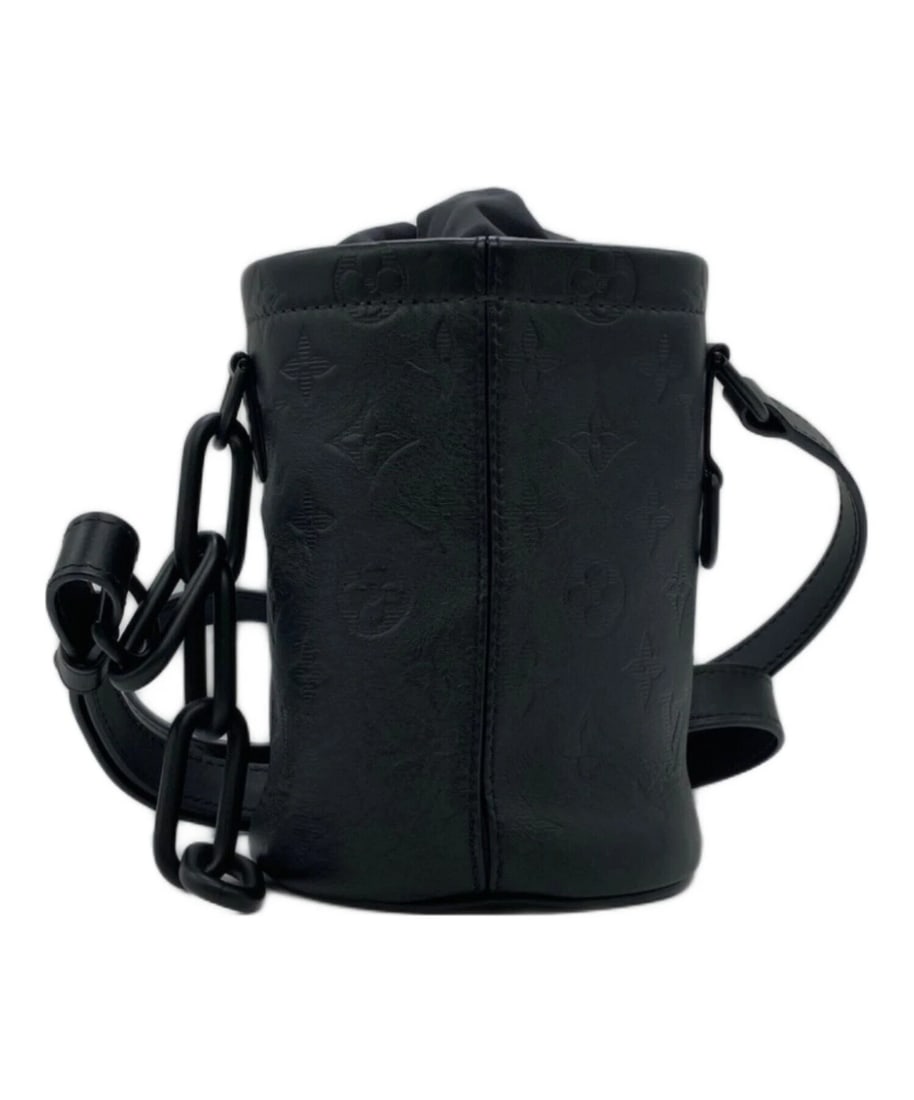 LOUIS VUITTON MONOGRAM SHADOW CHALK NANO BAG: LOUIS VUITTON Monogram Shadow Chalk Nano Bag Brand: LOUIS VUITTON Type: Handbag Material: none Color: Black Size: H:17cm / W:20cm / D:12cm Accessories: None Accessories Notice: When purcha